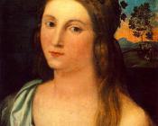 Portrait Of A Young Woman - 伊尔·维奇奥·帕尔马·雅格布